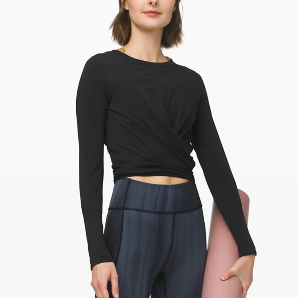 Lululemon Time To Restore Long Sleeve Black